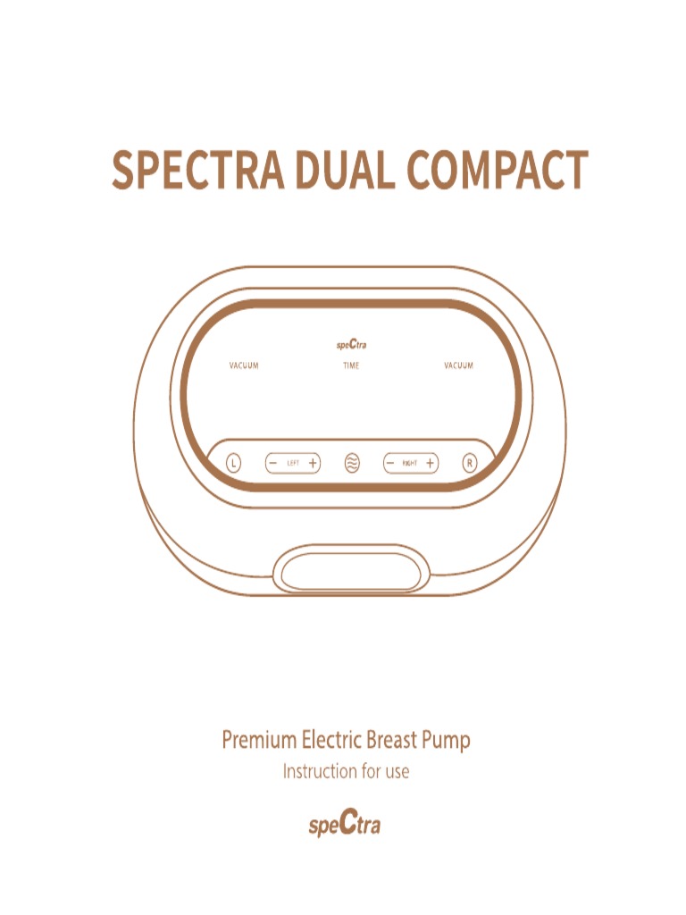 User Manual Spectra Dual Compact Electric Breast Pump English REV4 Nov2021