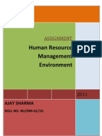 Environment of HRM