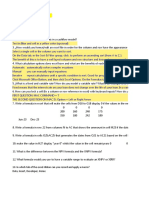 Diagnostic Quiz Financial Modeling ALFREDO VALDIVIA