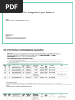 HPE 3PAR StoreServ 7000 Storage Drive Support Reference