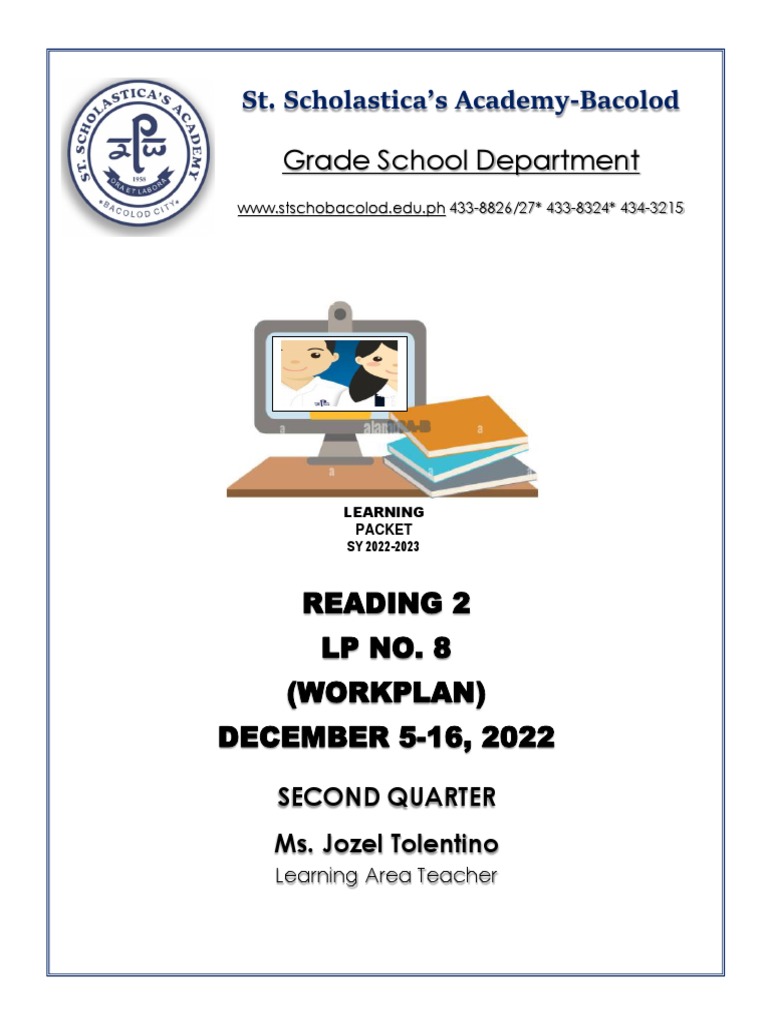 Reading Workplan Pdf