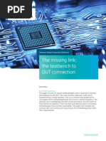 Siemens Eda - Technical Paper - The Missing Link The Testbench To Dut Connection