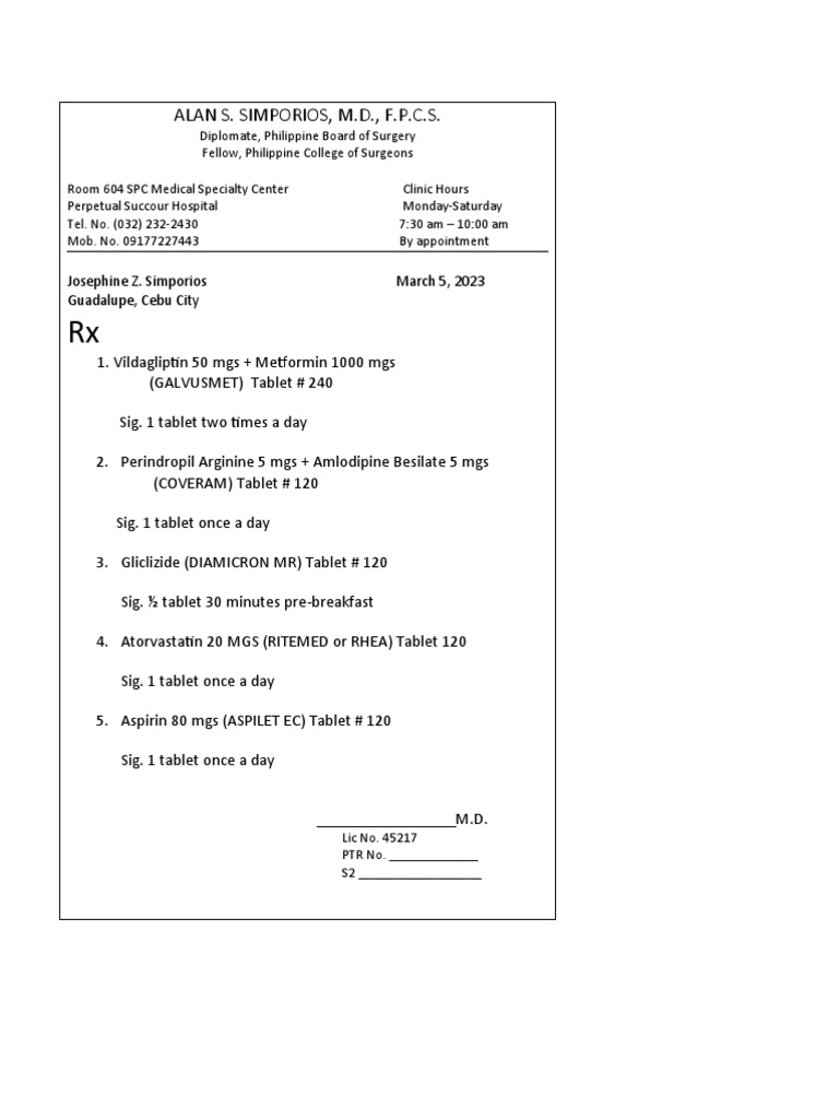 Prescription Overview by Dr. Simporios | PDF | Social Programs ...