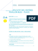 VFODD Guide Pavillon Bleu Critres Plages 2022-2023