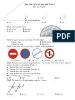 KIỂM TRA THỬ CUỐI HỌC KÌ II TOÁN 6