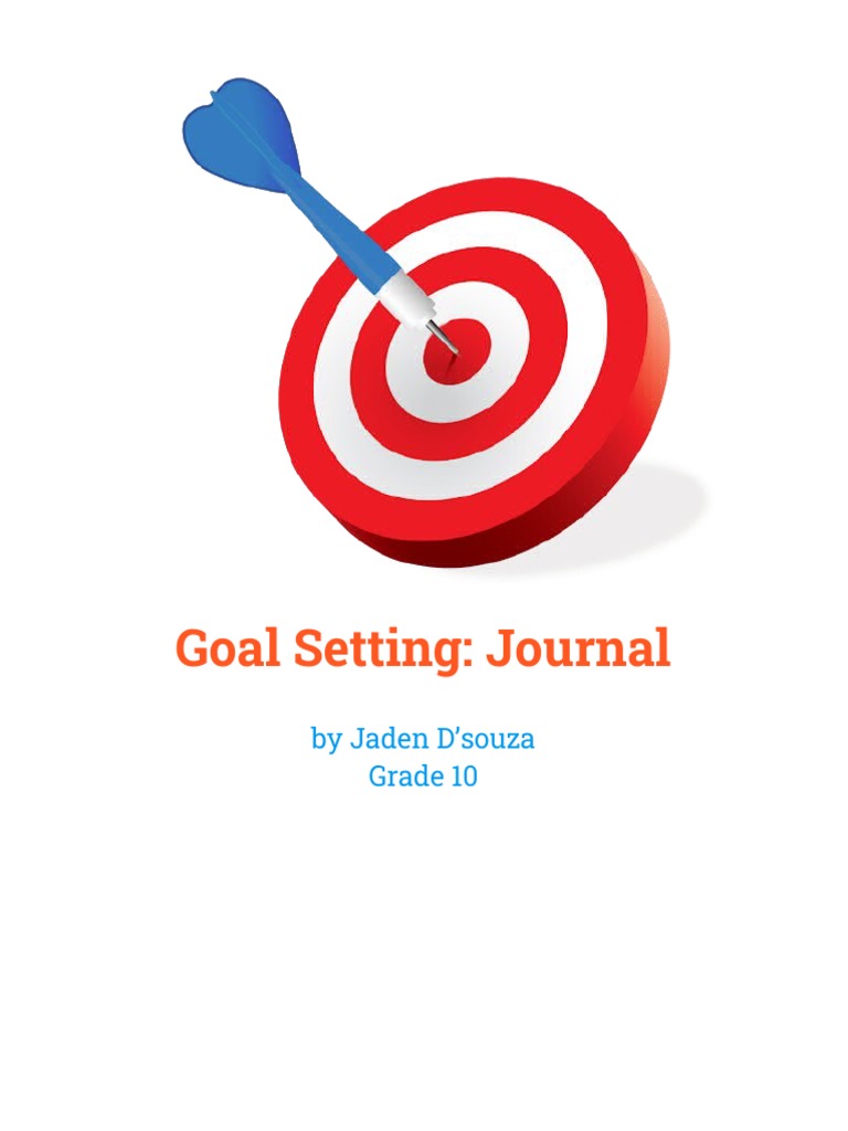 Goal Setting Journal PDF Cognitive Science Behavior Modification