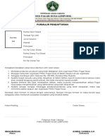 Formulir Pendaftaran Siswa Baru PSNU PAGAR NUSA