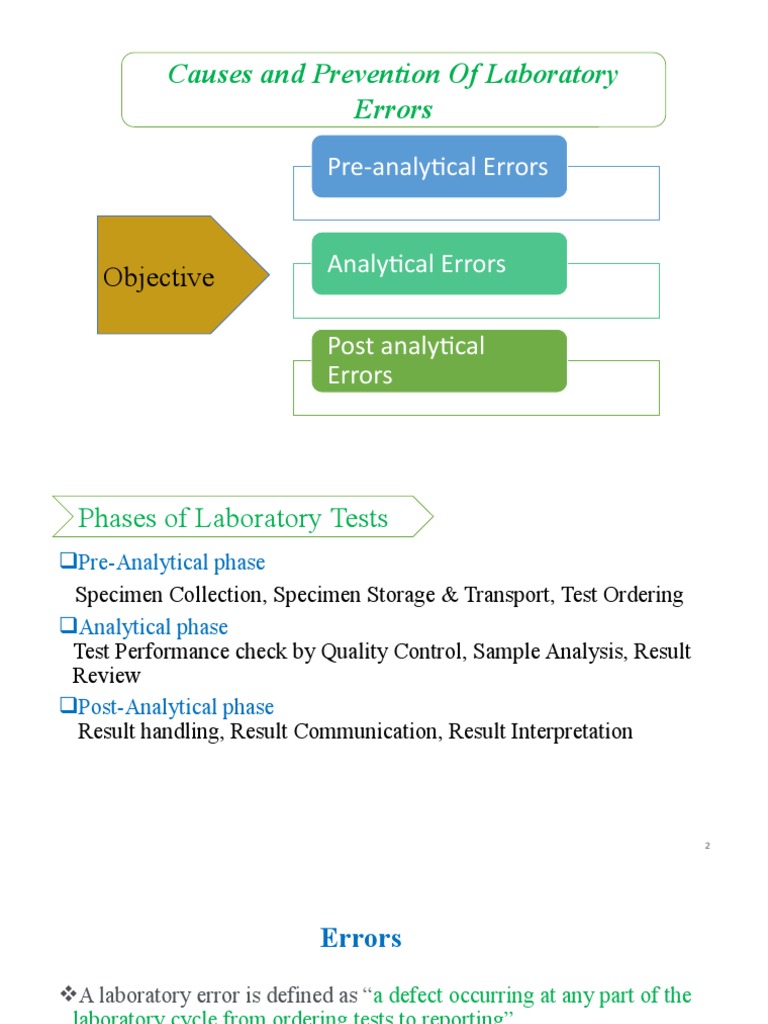 Presentation Lab Errors PDF Elisa Chemistry