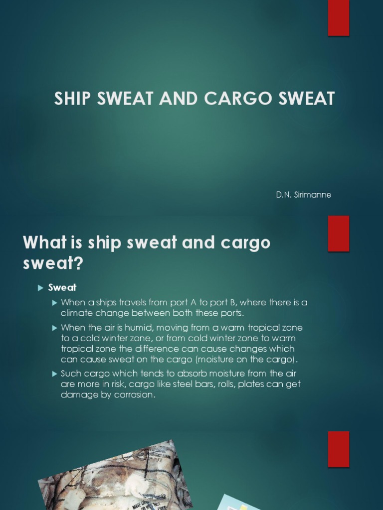 Ship Sweat and Cargo Sweat (DNS) PDF Humidity Atmosphere Of Earth