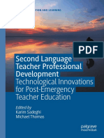 Second Language Teacher Professional Development Technological Innovations For Post-Emergency Teacher Education