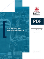 MSC Banking and International Finance