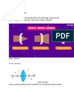 Materi Lensa Fisika