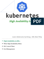 High Availability in K8s