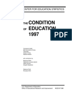 Condition Education 1997: National Center For Education Statistics