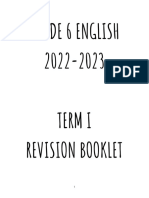 Grade 6 Term 1 Revision Booklet