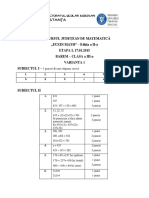 2015 Barem Clasa A III A Euxin Math Editia II