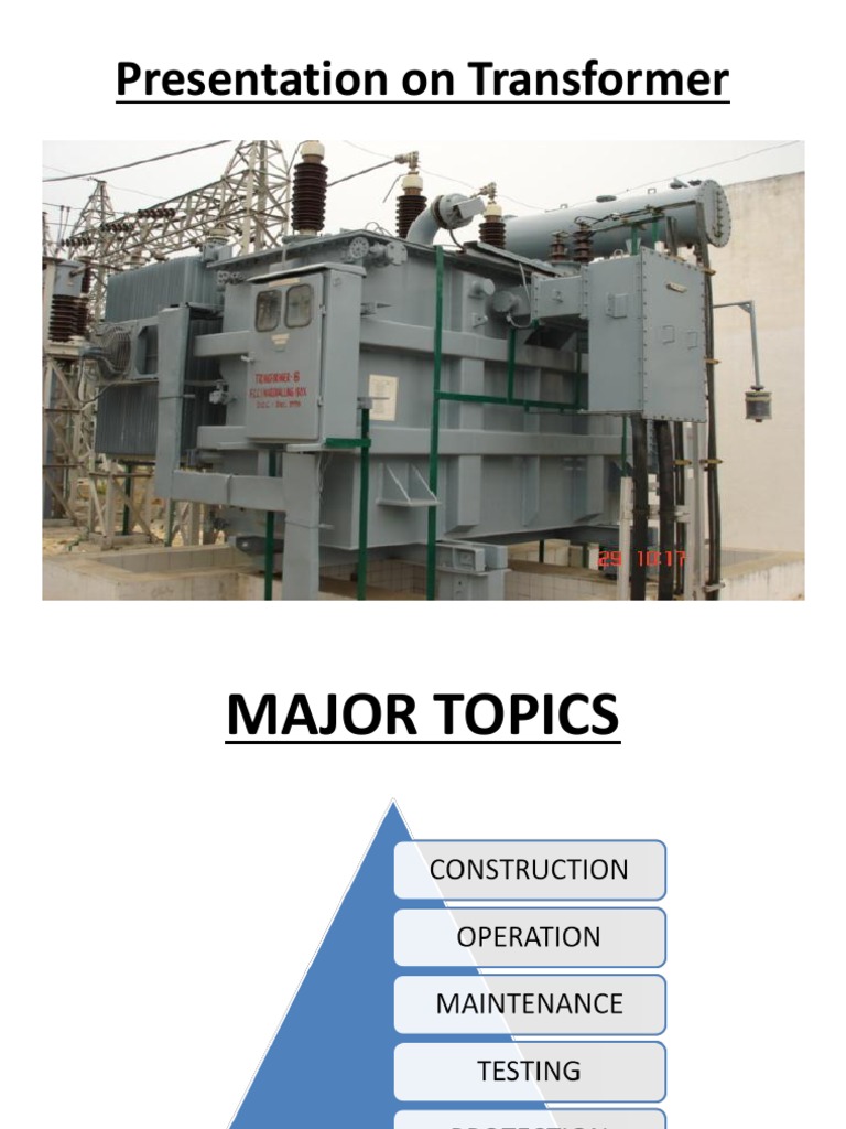 Presentation On Electrical Equipment PDF Transformer Electrical Components