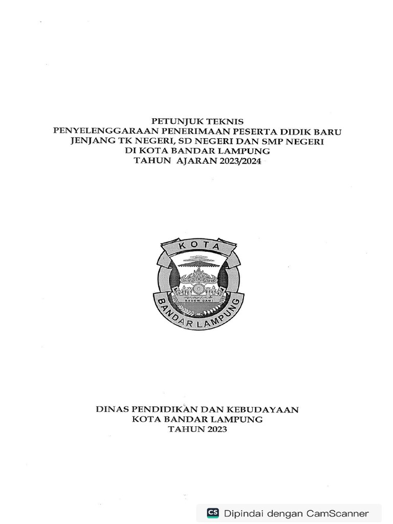 JUKNIS PPDB 2023-1 | PDF
