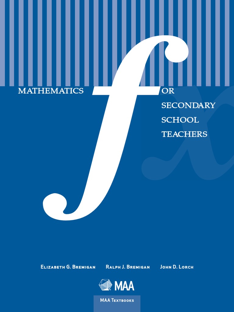 ポスター s.s Mathematics OR Secondary School Teachers: Elizabeth G