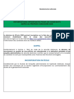 Décision Des Candidats Admis + Liste Complémentaire Au SOG 1 Session Mar