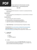 MATATAG Curriculum Lesson Plan Template 4 | PDF | Lesson Plan | Learning