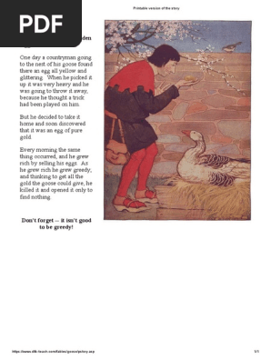 The goose that laid the golden egg