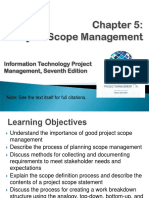 Chapter 5 Project Scope Management