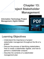 Chapter 13 Project Stakeholder Management