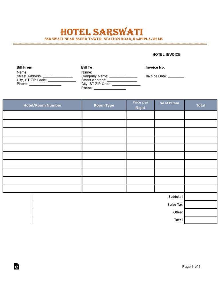 Hotel | PDF