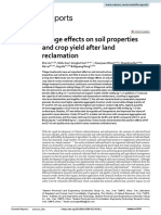 Tillage Effects On Soil Properties and Crop Yield After Land Reclamation