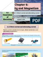 6.1 Generation of Electricity (Iii) & (Iv)