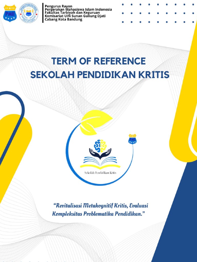 TOR Sekolah Pendidikan Kritis RFTK Vol. 3 | PDF