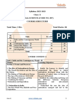 CBSE Revised Syllabus For Class 10 Social Science 2022-23 PDF Download