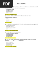 Week1 Assignment1 Solutions