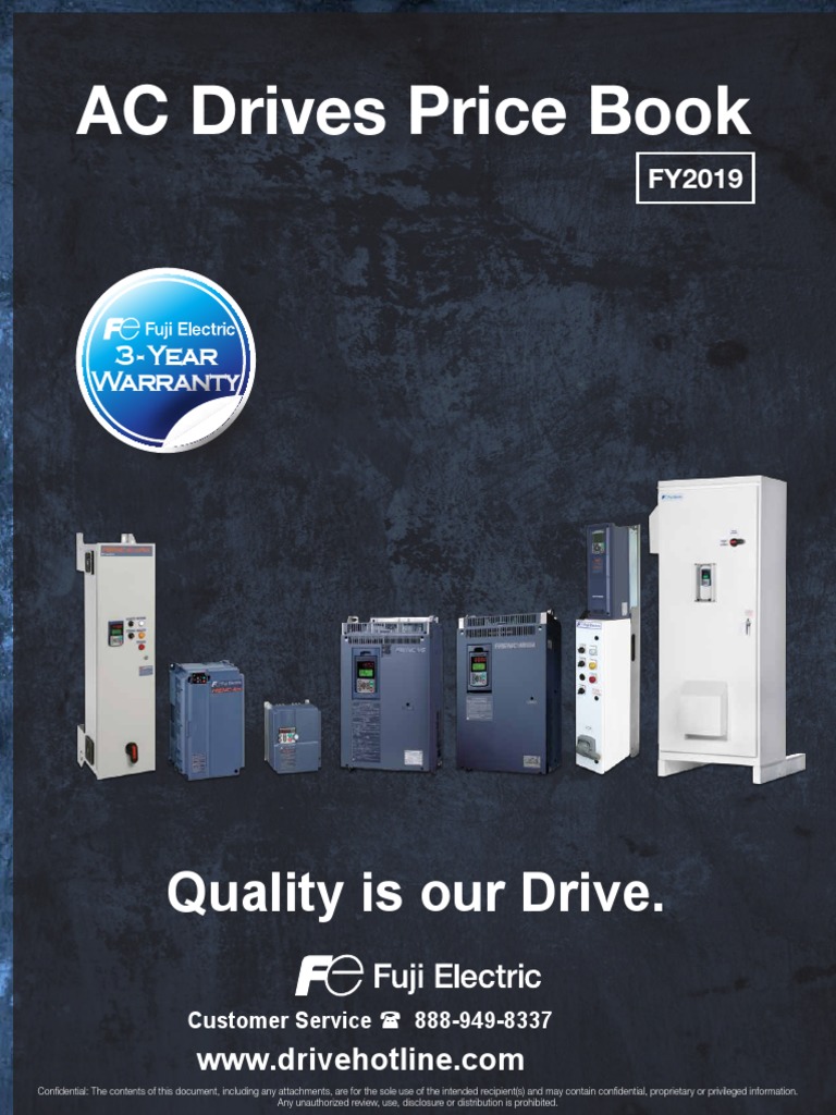 AC Drives Price Book | PDF | Electric Motor | Electrical Engineering