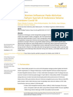 Role of Influencer Contents On Sharia Stock Market Activities in Indonesia During The Covid-19 Pandemic - En.id