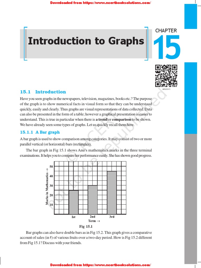 NCERT Class 8 Maths Introduction To Graphs | PDF | Cartesian Coordinate ...