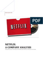 Netflix A Company Analysis