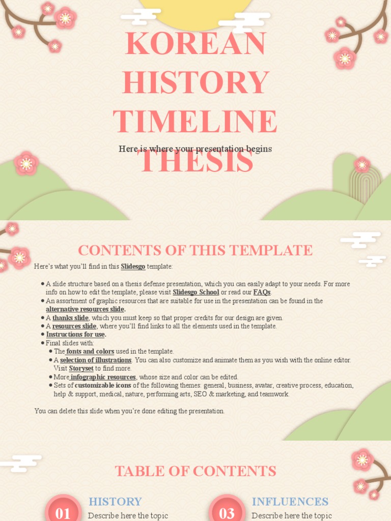 Korean History Timeline Thesis Pdf Planets Korea