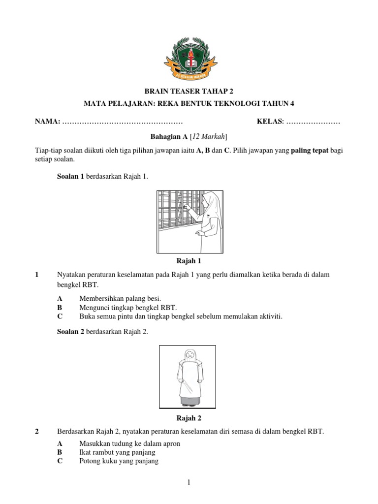 Brain Teaser Tahun 4 | PDF