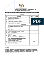 2 Jadual Pertama Permohonan Permit Mengajar