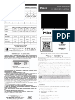 Manual de Instruções Philco PTV50RCG70BL (Português - 2 Páginas)