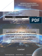 Assessment of Ground Level Ozone Conversion During High Particulate Event (Hpe-A) Case Study in The West Coast Peninsular Malaysia