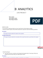 Web AnalyticsProject Template