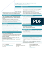 Pen Testing Methods Prep and Reporting Cheat Sheet