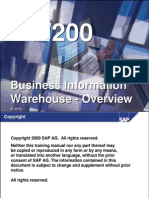 Business Information Warehouse - Overview