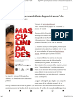 Exposición Cuestiona Masculinidades Hegemónicas en Cuba - CIPS