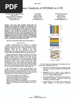 Performance Analysis of OFDMA in LTE