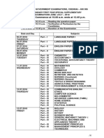 HSE I Jun2018 Timetable 080618