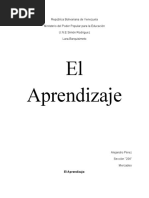 El Aprendizaje